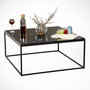 Hanah Home Mesa de centro Poly - Royal Blanco y negro